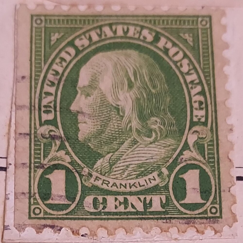 1923 Benjamin Franklin stamp